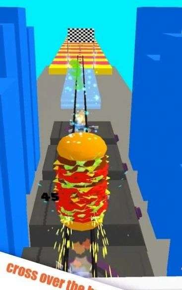 汉堡滑翔游戏中文版（Burger Gliding）
