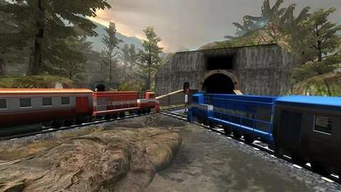 火车飙车模拟器游戏