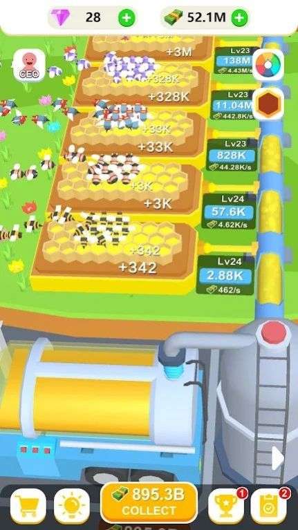 闲置蜜蜂农场游戏安卓版下载（Idle Bee Farm）