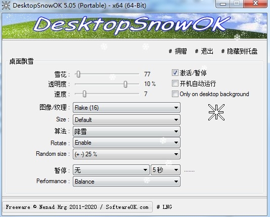 DesktopSnowOK