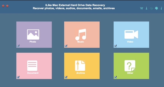 iLike Mac External Hard Drive Data Recovery