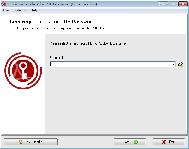 Recovery Toolbox for PDF Password