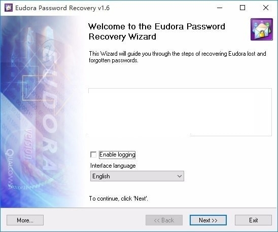 Eudora Password Recovery