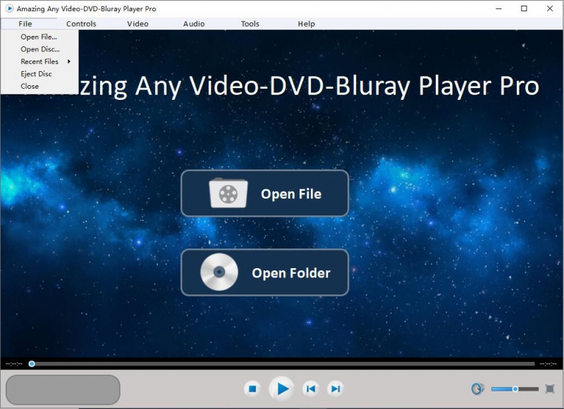 Free Any Video-DVD-Bluray Player