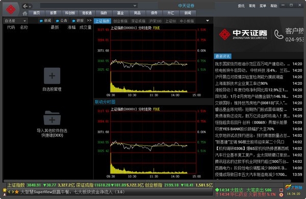 中天证券汇点个股期权全真模拟客户端