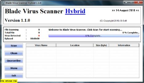 Blade Virus Scanner Hybrid轻量级杀毒工具