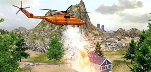 消防直升机模拟救援游戏