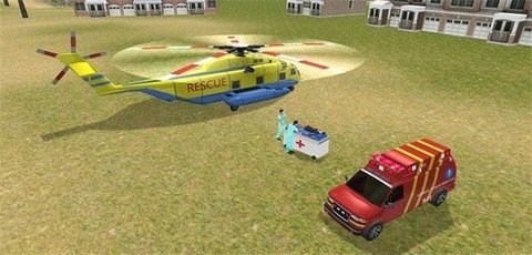 消防直升机模拟救援游戏