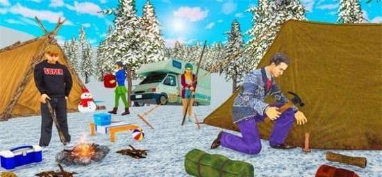 寒假露营模拟游戏