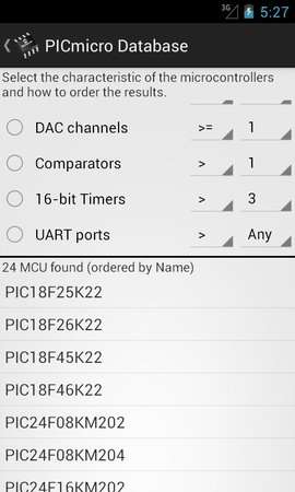 PICmicro Database