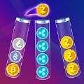 硬币分类排序游戏官方版（Sort Crypto Coin Sort Puzzle Game）v1.0