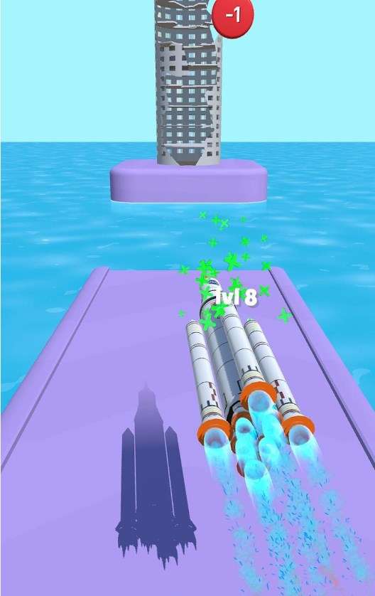 火箭破坏跑游戏官方版（Rocket Destruction Run）