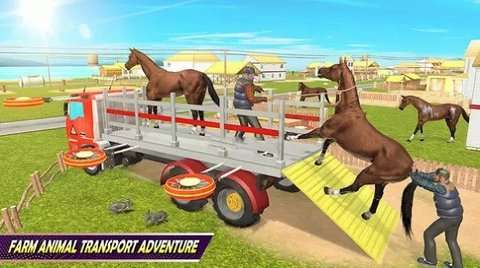 飞行卡车动物运输游戏