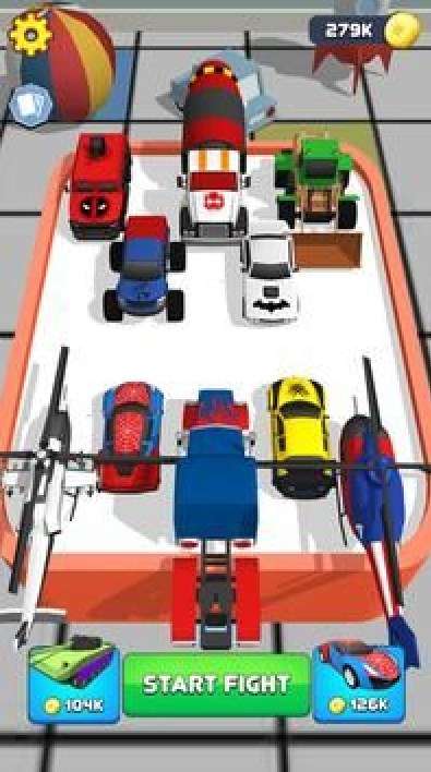 超级英雄汽车合并大师游戏安卓版下载（Superhero Car Merge Master）