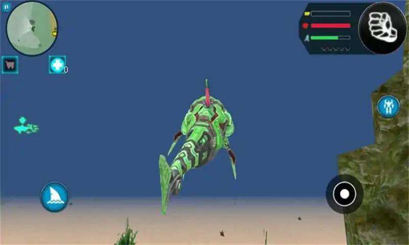超级鲨鱼变形机器人游戏中文手机版