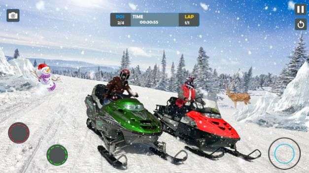 雪橇竞速雪地越野游戏安卓版