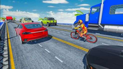 疯狂的交通自行车骑士3D游戏安卓版下载